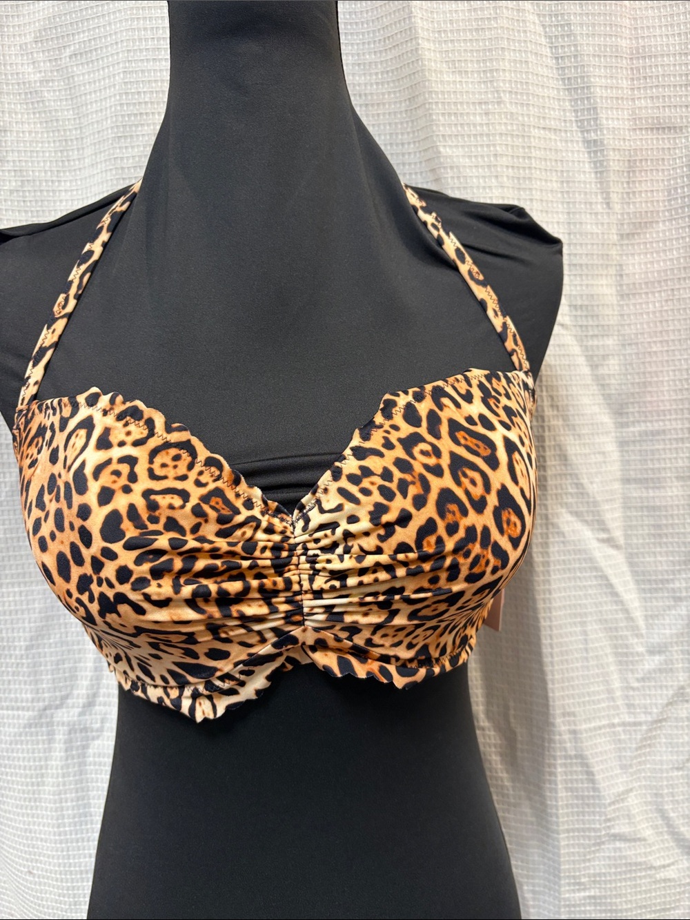 Victoria's Secret Leopard Print Bandeau Bralette - Brown & Black
